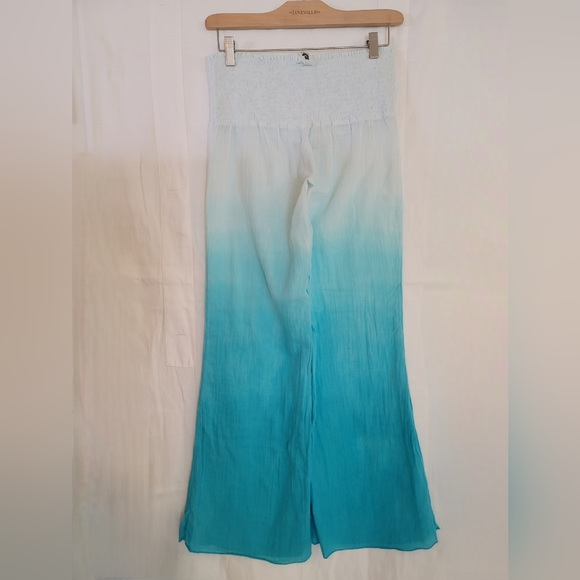 Roxy women's blue and white ombre beach pants size M - Picture 2 of 8